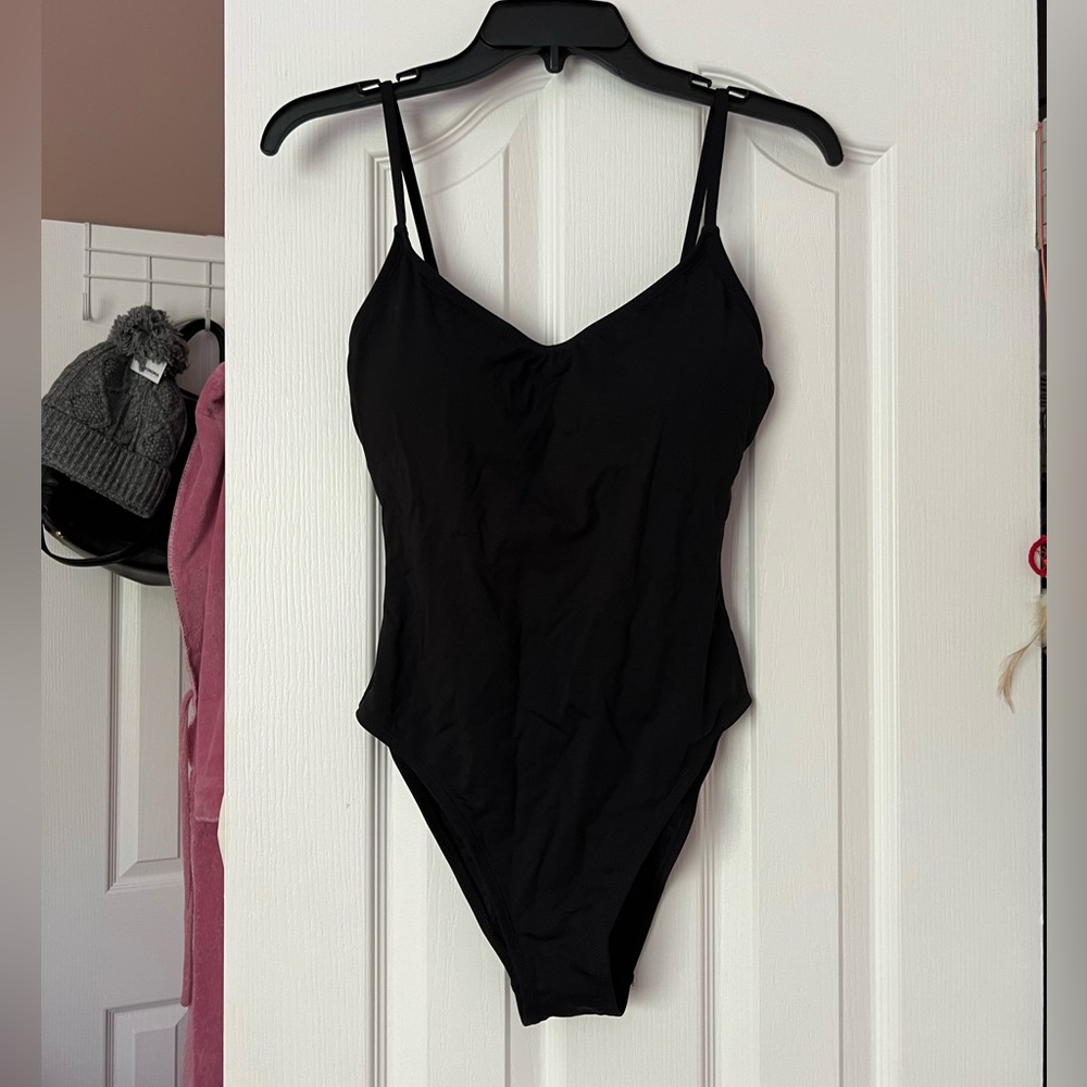 Andie Swim Amalfi one piece, size S, black.